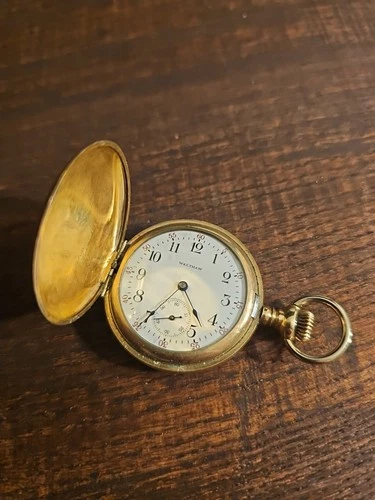 Waltham 15J Antique Pocket Watch Grade 165 Gold Filled