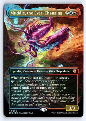 Muddle, the Ever-Changing (Borderless) 5 Secrets of Strixhaven Magic Foil NM