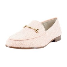 Sam Edelman Loraine Womens Flats Pink Metallic Linen