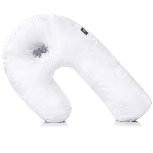 DMI U-Shaped Side Sleeping Pillows For Neck And 1 Count (Pack of 1), White  - Afbeelding 8 van 8