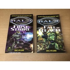 2 Halo Books Eric Nylund Stated First Editions First Strike & Fall Of Reach