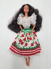 Vintage Barbie Mexico Doll Vibrant Costume