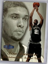 1997-98 Flair Showcase - Tim Duncan #5 Row 3 (RC) Rookie Card. rookie card picture