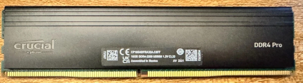 Crucial UDIMM Memory (RAM 16 GB Capacity per Module) for sale | eBay