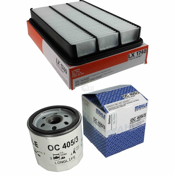 Mahle / Knecht Set Filterpaket Luftfilter Lx 1740 ÖLfilter Oc 405/3-image