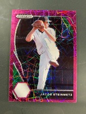 Jacob Steinmetz 2021 Panini Draft Picks Baseball #PDP77 Card Pink Velocity
