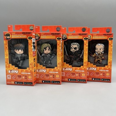 FiGGYZ Metal Gear Solid 2 Pop Magnet Collectible Complete Set of 4 - 1st Ed. NEW