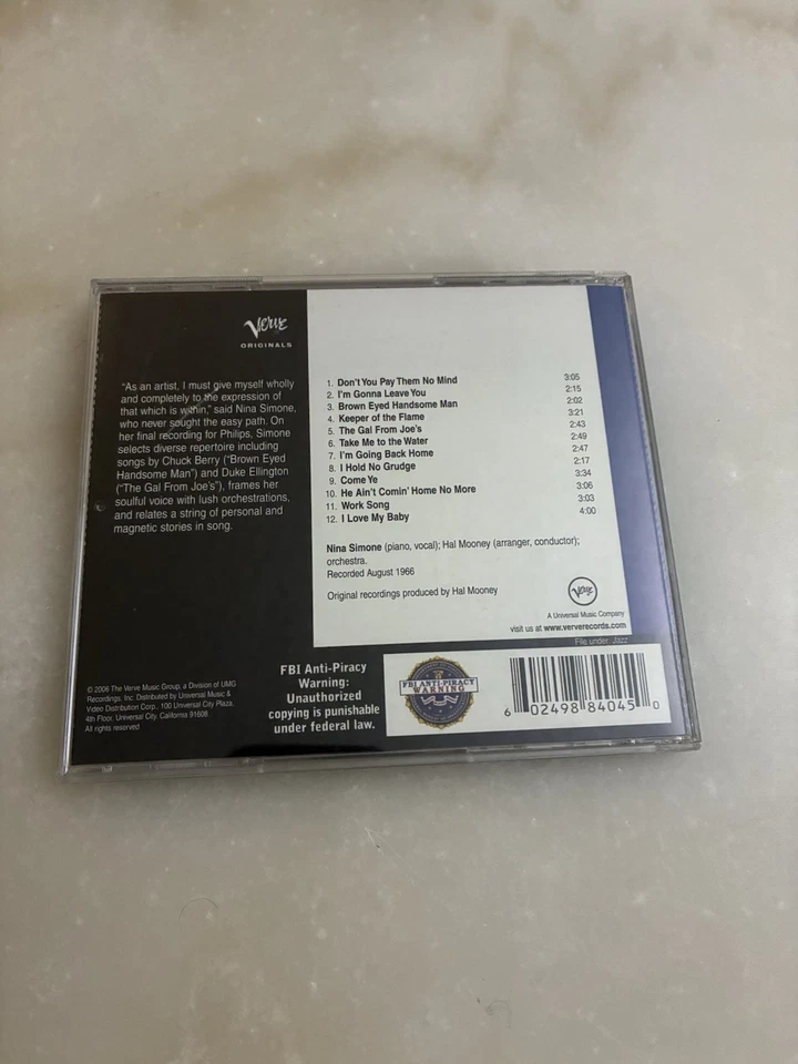 High Priestess of Soul by Nina Simone (CD, 2006 Verve) As Is Foto 4 de 4