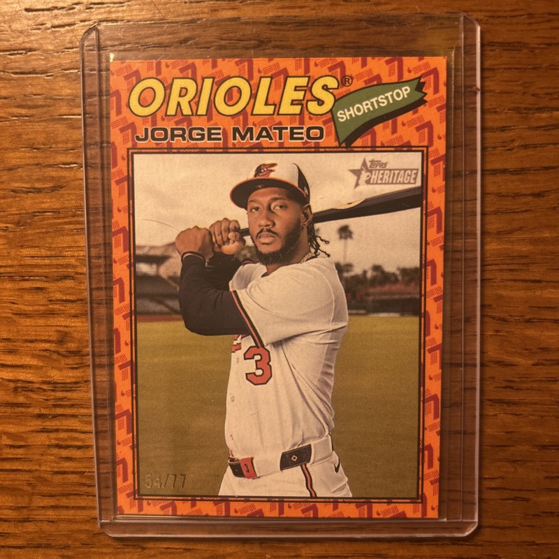 2026 Topps Heritage - Jorge Mateo #267 54/77