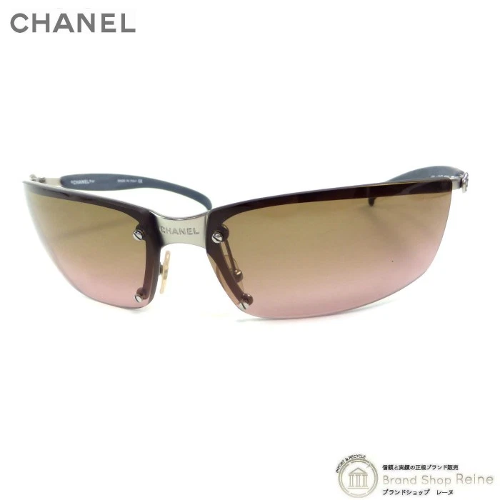CHANEL Brown Oval Sunglasses for Women for sale | eBay display picture 3