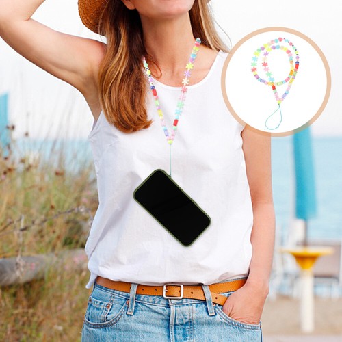 Phone Charm Beaded Phone Strap Charm Bohemian Phone Chain Anti-lost Lanyard - 第 1/12 張圖片