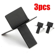 3*Black Cigar Stand Holder Stainless Steel Foldable Ashtray Showing Cigarette US