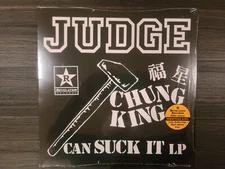 Judge Chung King Can Suck It LP 250 Made Coke Bottle Clear Black Marble NYHC YOT