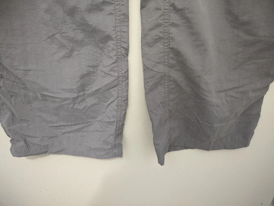 North Face Pants Boys XL Gray Cargo Convertible Straight Outdoor Hiking Nylon - Image 3 of 4