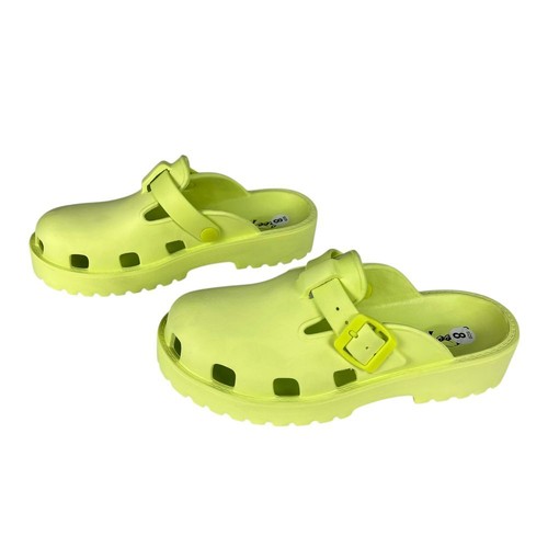 Free People Karlie Green Buckle Clog Womens Size 8 - Picture 3 of 11