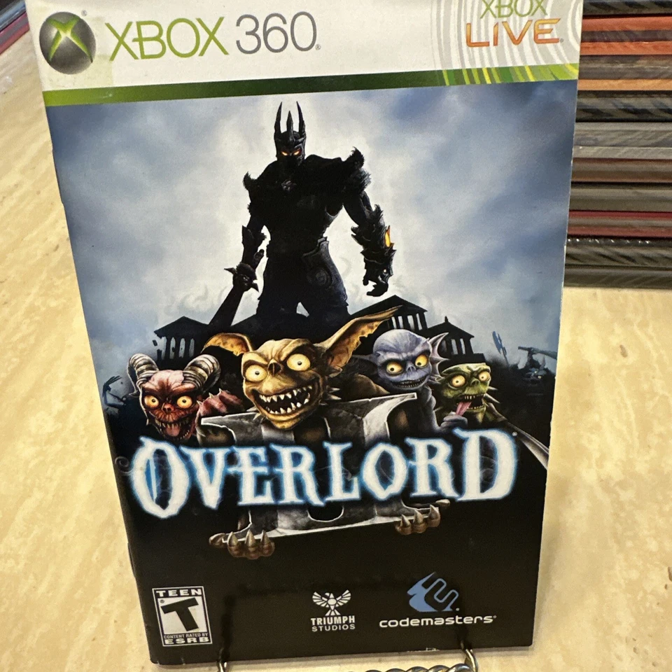 Overlord Microsoft Xbox 360 Codemasters Role Playing Game Disc & Manual Only - Image 2 of 4