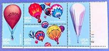Scott #2035a - Balloons Issue No's. 2032 To 2035 - MNH Plate Block From 1983 
