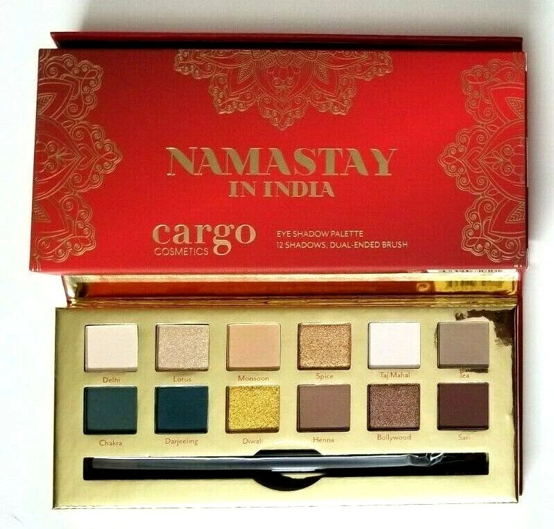 CARGO COSMETICS NAMASTAY IN INDIA EYE SHADOW PALETTE 12 Shadows, 1 Dual Brush - Image 4 of 4
