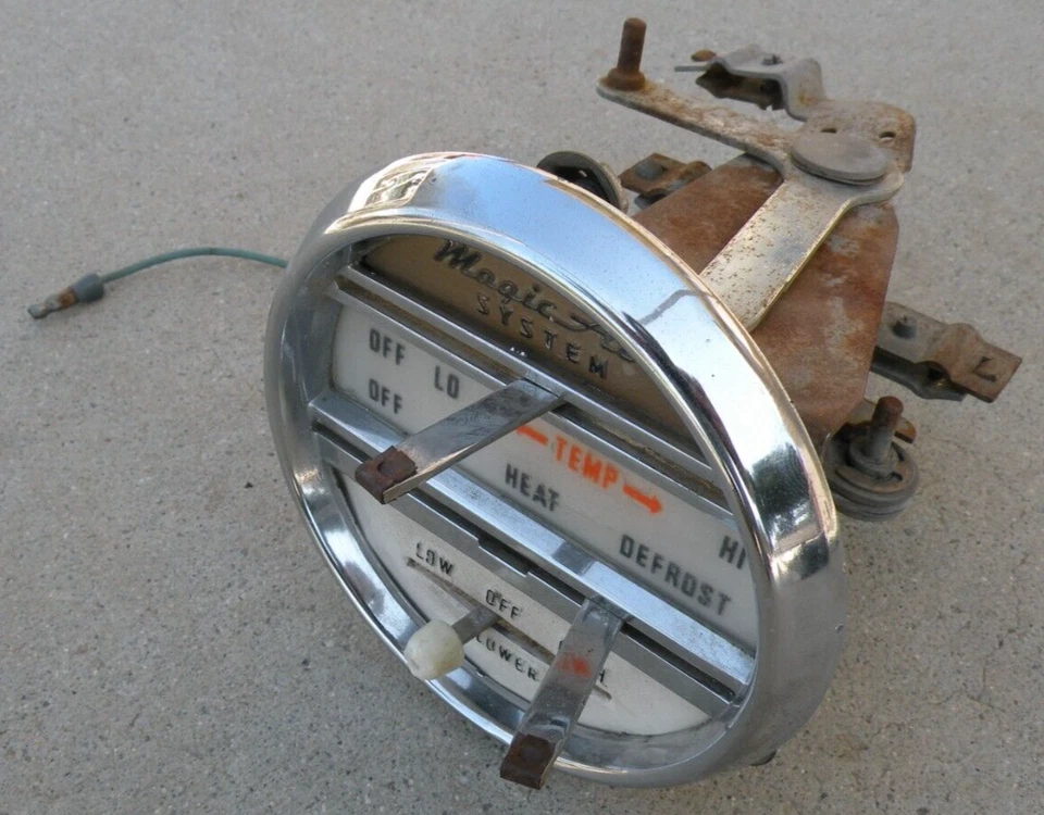 FORD THUNDERBIRD AC DASH HEATER CONTROL ASSEMBLY 1958-1960 58-60 OEM - Image 4 of 4