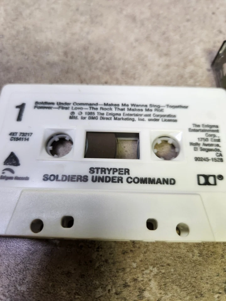 Stryper Isaiah 53:5 Soldiers Under Command 1985 Cassette Tape ***TESTED*** - Image 2 of 2