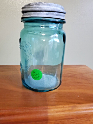 Antique Ball Perfect Mason Pint Jar w/ Zinc Lid (1910-1923) - Picture 2 of 5