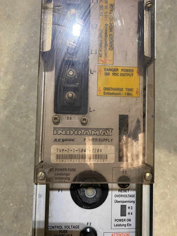 INDRAMAT TVM-2.1-50W1-220V Servo Controller Module - Image 2 of 4