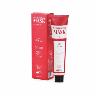 Karneval Farbstoff DESIGN LOOK Nutri mask 4 IN 1 Fire Red 120ml