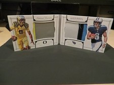 National Treasures Rookie Jersey Booklet Oregon Titans Marcus Mariota 14/25 2015