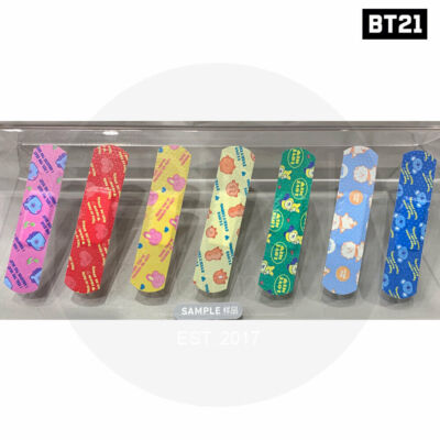 BTS BT21 Official Authentic Goods Kids Bandage 72 x 18mm  40Pcs By LINE FRIENDS