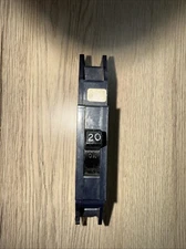 Zinsco Magnetrip 20 Amp 1 Pole Circuit Breaker 1P type T T20 T120 BLACK