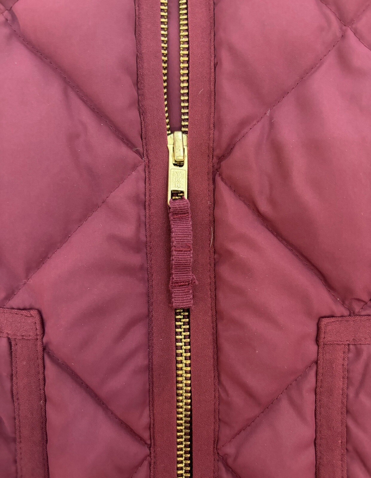 J Crew Lightweight Quilted Down Excursion Vest Cu… - image 11