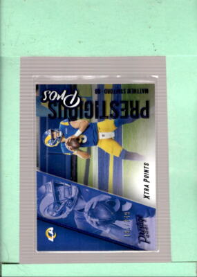 2021 Panini Prestige Prestigious Pros Xtra Points Blue #7 Matthew Staff ID:46038