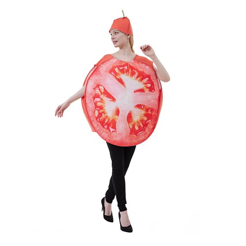 Cosplay Vegetables: Tomato Orange Grape Costume Set Bodysuit Halloween Nightclub - Picture 15 of 19