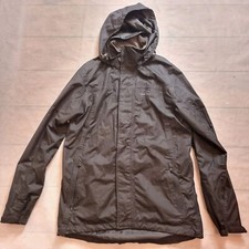Peter Storm Womens Black Waterproof Jacket UK S / Full Zip Hooded Storm Shield