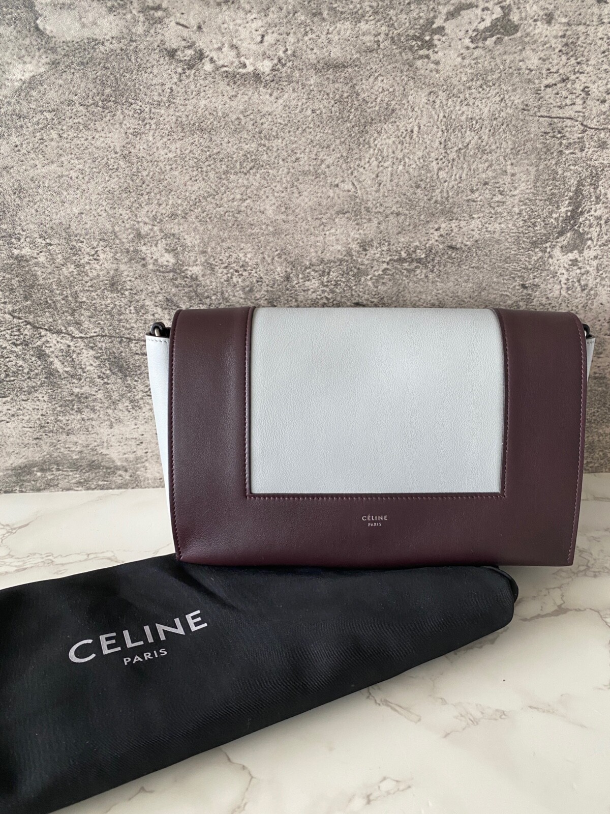 NEW AUTHENTIC CELINE Frame Handbag Shoulder Bag Strap Bag