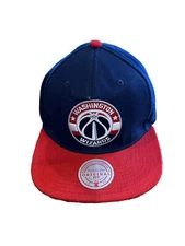 Mitchell & Ness Washington Wizards Core Basic Navy/Red Adjustable Snapback Hat