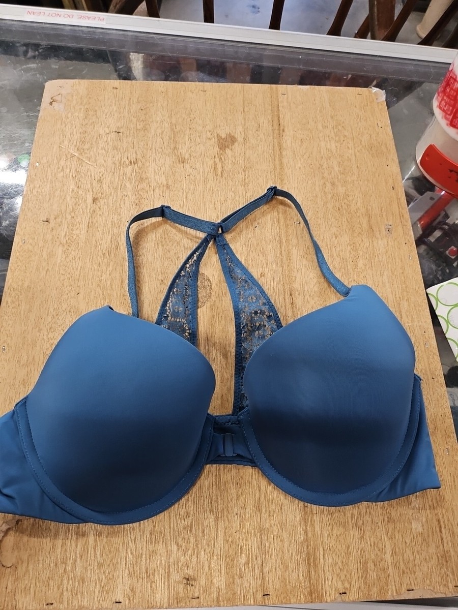 洋書 IN PERFECT SHAPE Womens Victoria's Secret Blue Perfect Shape T Back Front