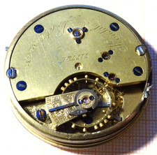 Altes Taschenuhrwerk Kendal & Dent defekt f&uuml;r Teile  D= 45 mm.LG31
