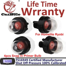 4× primer pump bulb Fuel Pump Carburetor Primer Bulbs For Lawn Mower Brushcutter