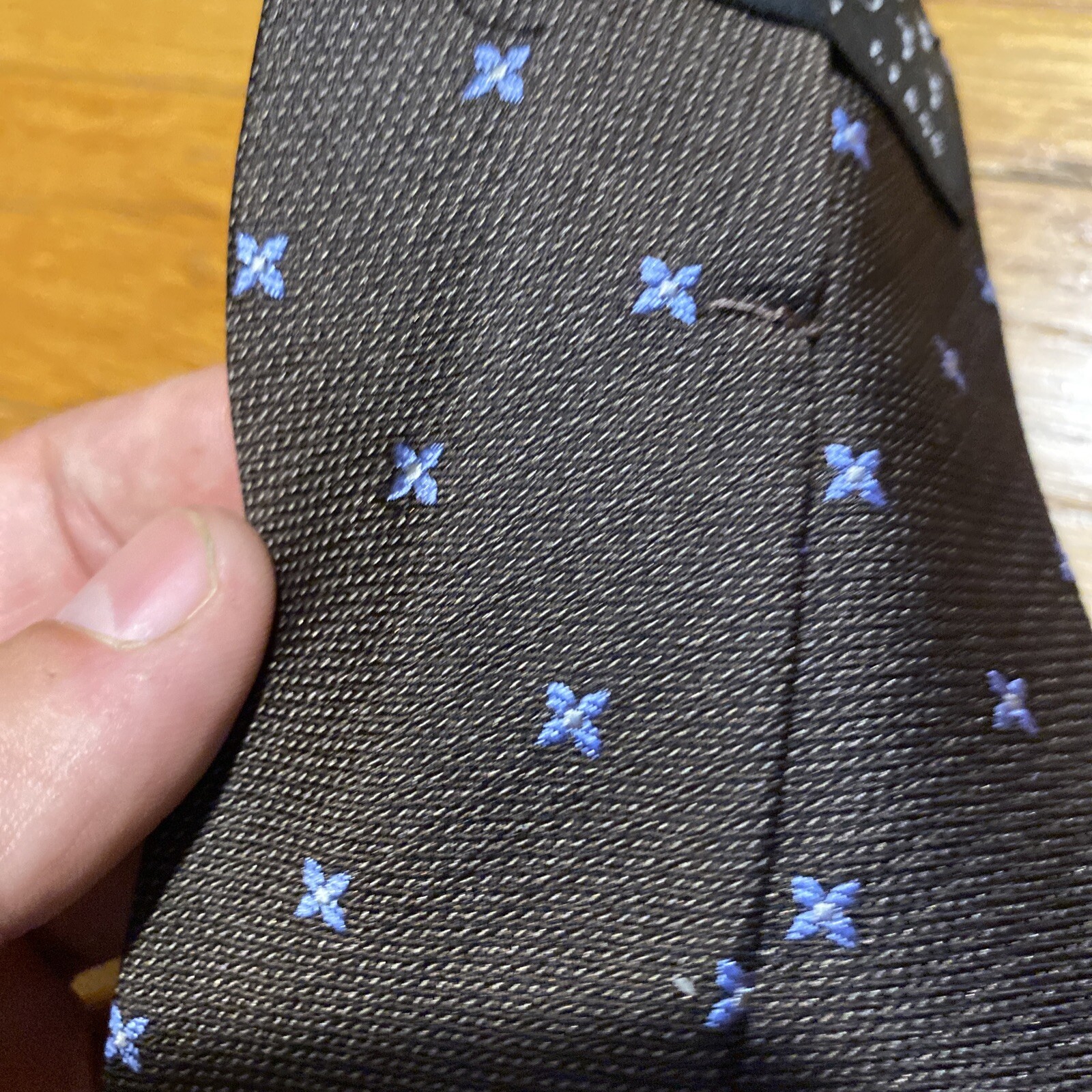 (1) Trendy Brown Flower Patterned Robert Talbott … - image 4