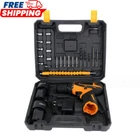 Electric Cordless Drill Household Screwdriver Screwdriver Electric Drill Bit