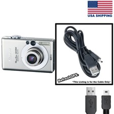 Canon PowerShot SD300 Digital Camera USB Cable Transfer Cord Replacement