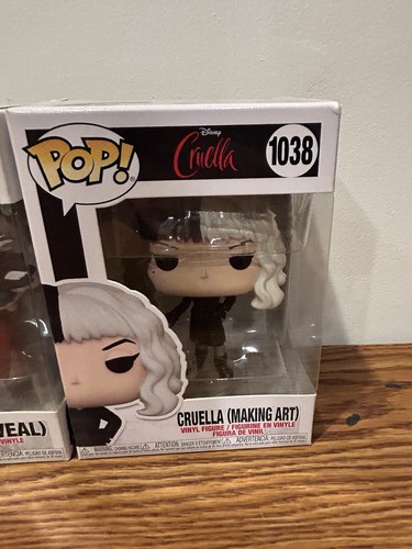 Funko Pop! Vinyl: Disney - Cruella (Making Art) 1038 & Cruella (Reveal) #1039 - Imagen 2 de 10