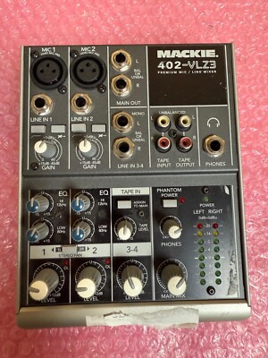 Mackie 402 VLZ 3 Premium 4 Channel Ultra Compact Mixer for