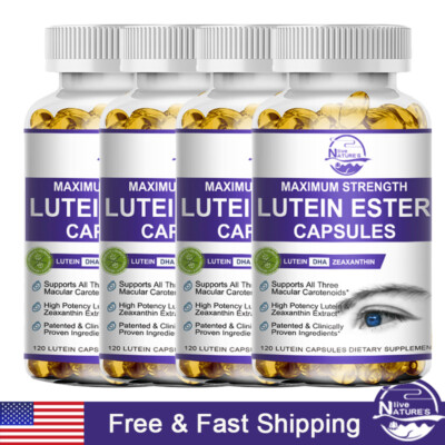 Retina Clean Vision Support Supplement - Eye Health Formula with Lutein Zeaxant