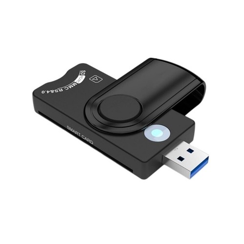 USB3.0 Card Reader Adapter Reads SDTF SIMs IDs IC Cards for Travel Use on Window - Photo 4/8