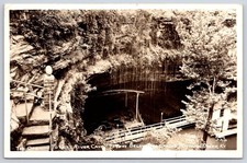 Vintage Kentucky Postcard BOWLING GREEN Lost River Cave Rppc