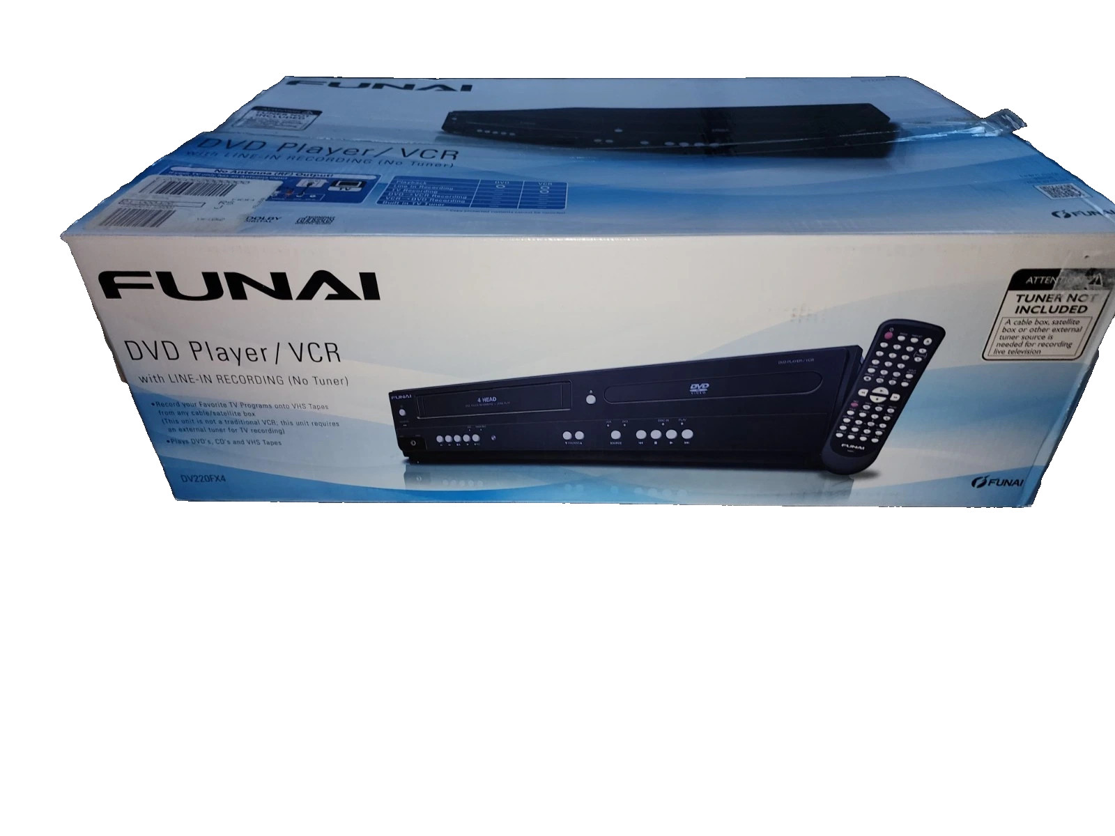 / Vcr Vhs Recorder Combo Brand New Open Box