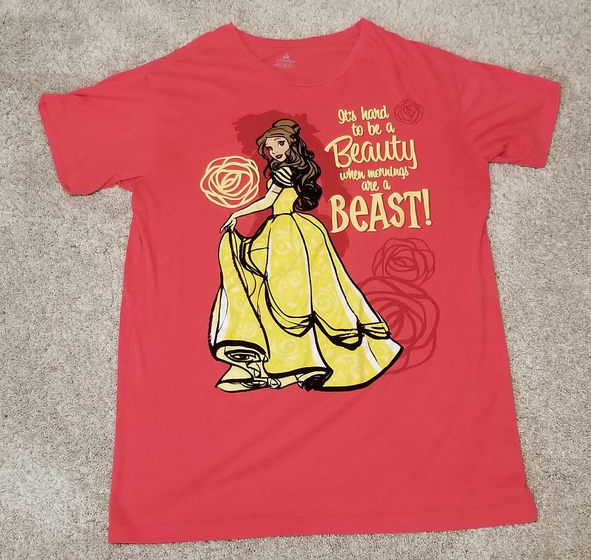 Beauty and the Beast Woman Disney T-Shirts (1968-Now) for sale | eBay