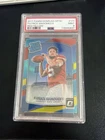 Patrick Mahomes Optic Rated Rookie Red And Yellow PSA 9